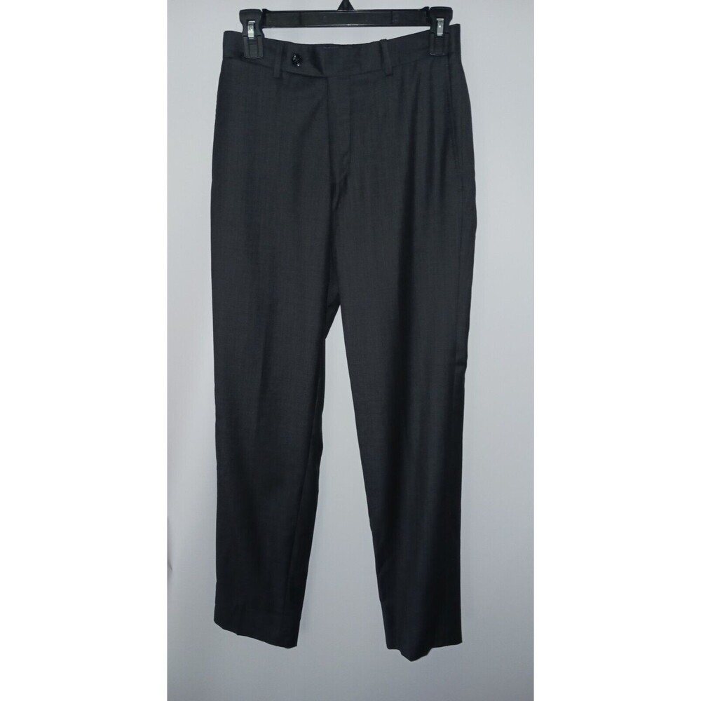 Ted Baker London Dress Pants Mens 29R Black Wool Jay Ct Trousers Flat Front